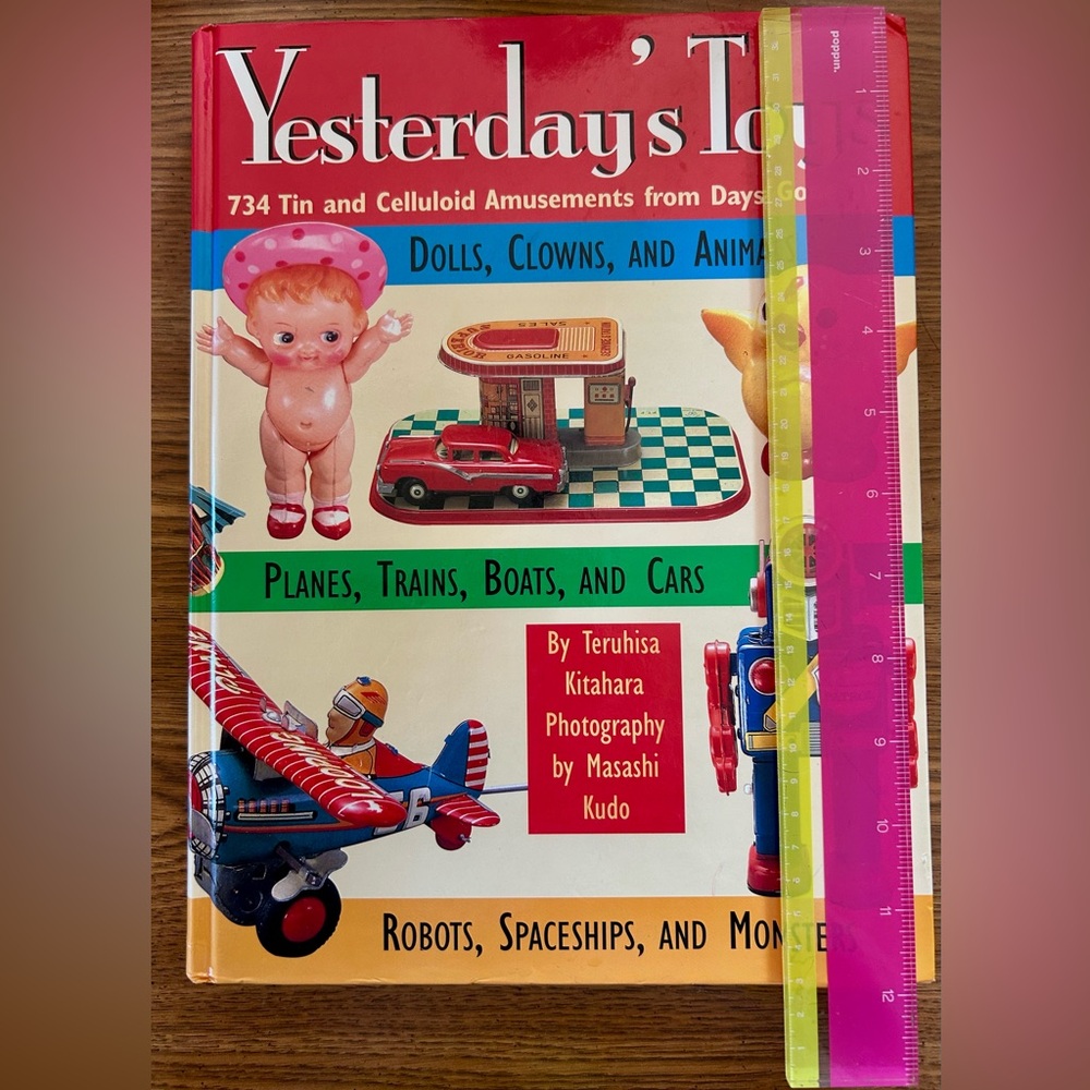 Yesterday's Toys Book - Red/Cream Cover -